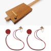 Micro Traders 2pcs 1/4" Guitar Piezo Pickup Harness Compatible with