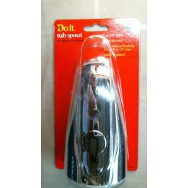 DoitBest 426890 3/4" or 1/2" I.P.S Tub Spout with Diverter, Chrome,FREE SHIPPING