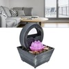 Joyzan Tabletop Fountain, Indoor Waterfall Meditation Rock Mini Water Desktop