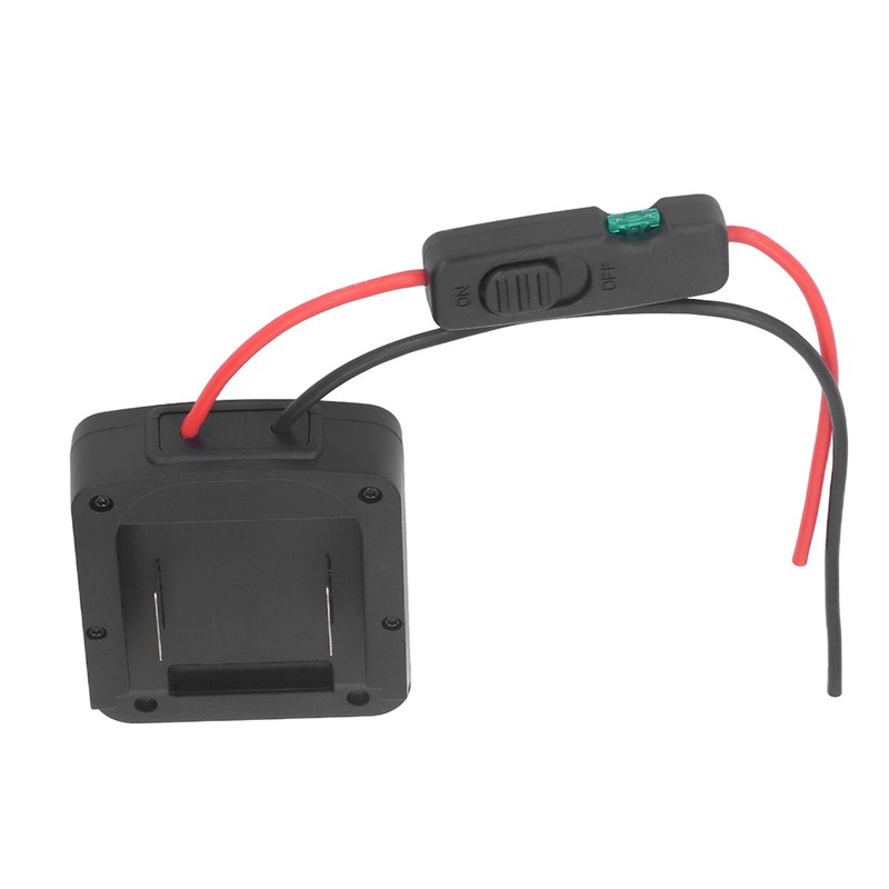 18V Battery Adapter Good Fit Lithium Battery Converter with Fuse