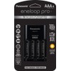 Panasonic K-KJ17K3A4BA Advanced Battery Charger Pack with 4 AAA Eneloop