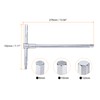 sourcing map Sliding T-Handle Hex Key Wrench Set 8mm/10mm/12mm Metric