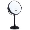 MIRRORVANA 20X Magnified Makeup Mirror with Stand - Double Sided