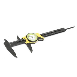 Vernier Caliper, 0.01mm Accuracy Plastic Quick Precise Measuring Tool for Biomedical Industry, 0-150mm(Yellow) Angle Caliper