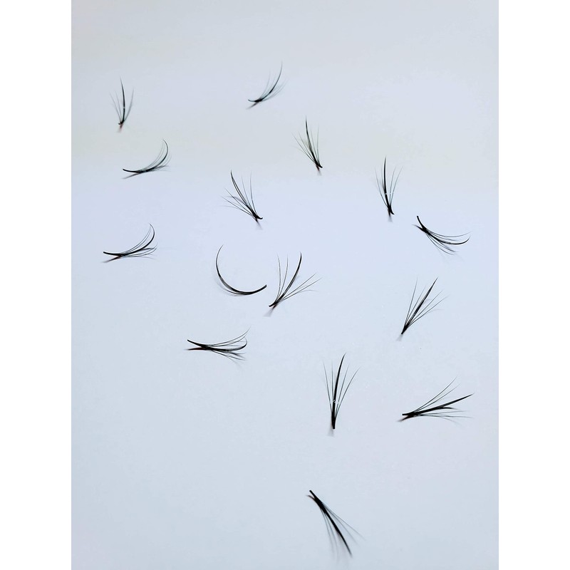 Generic 1000 Premade volume fans Mixed lengths 9-16mm loose Fans