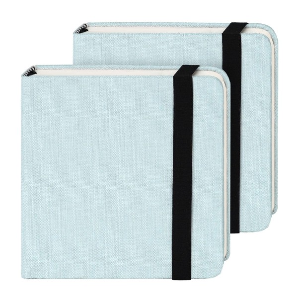 Funto Watercolor Journal, 4.7x4.7, 2 Pack, 24 Sheets Each, 100%