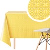 KP HOME Waterproof PVC Wipe Clean Tablecloth - Rectangle Oilcloth