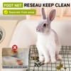 3 in 1 Extra Large Rabbit Hay Feeder with Litter