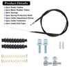 14Pcs Brake Cable Drive Rollator Replacement Parts, Drive Rollator Replacement