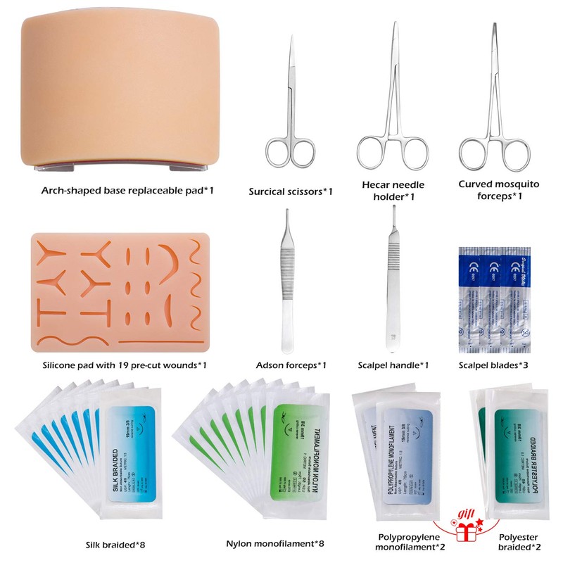 Medarchitect Premium Suture Skills Trainer for educational use only including