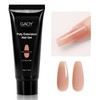 GAOY Poly Gel, 60g Nail Extension Gel, Natural Nude Builder