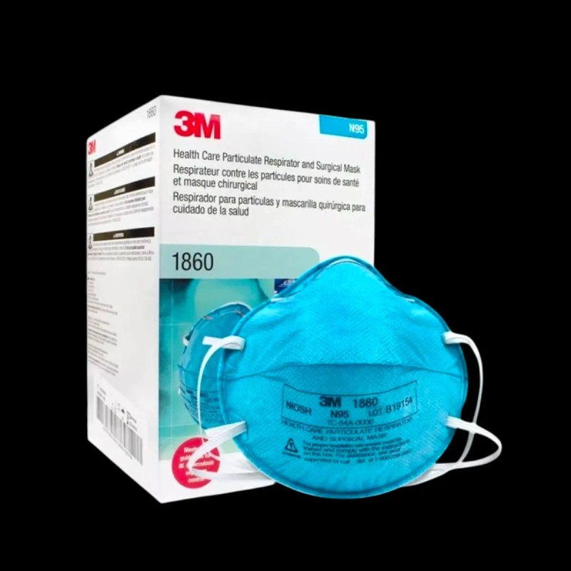 Mascarilla, Caja Con 6 Paquetes De Cubrebocas Kn95 Paquete