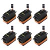 AEDIKO 6pcs MG995 Servo Motor Control 180 Angle Metal Gear