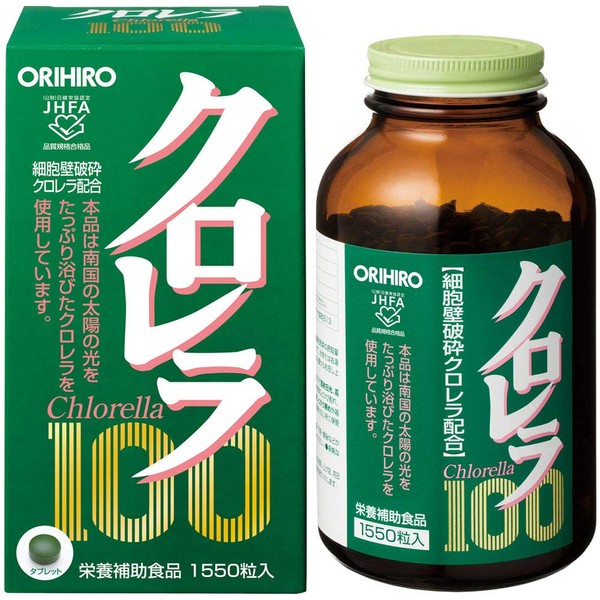 Chlorella 100 (about 1550 tablets ) / Orihiro (supplement) (Supplement supplements chlorella)