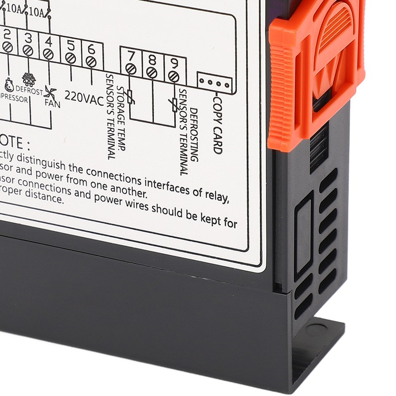 Digital Temperature Controller Dual Sensor LED Screen Thermostat for Cold