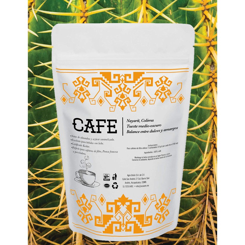 OCIXEM, Café en Grano Colima, Nayarit, 454 gramos