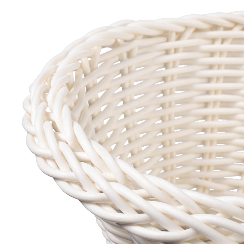 KADAX Braided Basket, Polypropylene Bread Basket, Fruit Basket, Food Basket