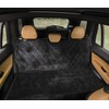 Plush Paws Easy-to-Install Velvet Seat Cover for Pet Protection (Charcoal)