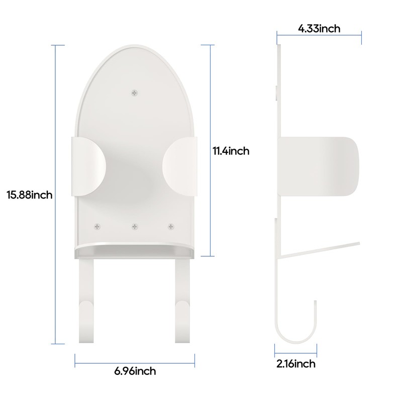 ORLESS Metal Large Ironing Board Holder Wall Mount, Ironing Board