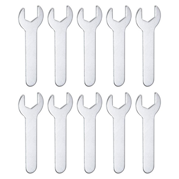 QUARKZMAN Pack of 10 Small Spanners, Open Ring Spanner 12