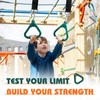 LadyRosian Trapeze Bar Swing Monkey Bars Hanging Ninja Rings Warrior