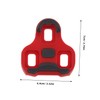 Totority 1 Pair Cycling Pedal Cleats Durable TPU and Clips