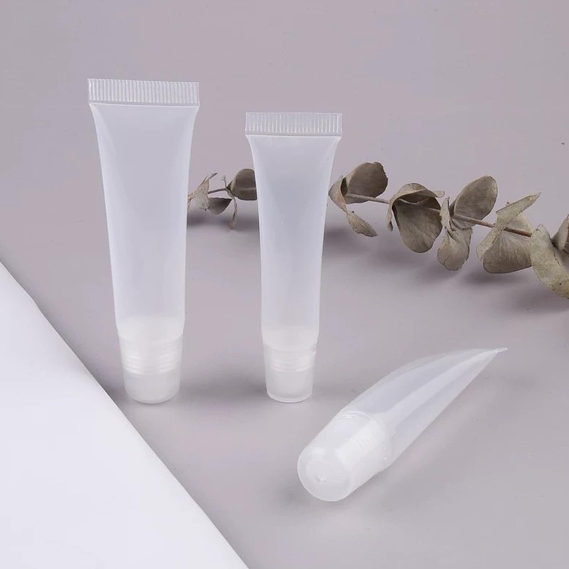 KQHOMEI 10個 チューブ 容器 化粧品容器セット チューブ プラスチック ソフトチューブ ミニ空充填 5ML/10ML