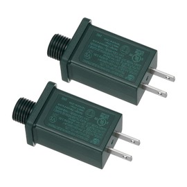 PATIKIL 29V 8W LED Power Supply, 2pcs DC Low Voltage Transformer IP44 LED Driver Replacement Adapter for String Light, Projector Light, Fairy Lights, Green