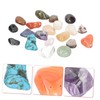 Kisangel 20pcs Tumbled Stones Gemstones Collection for Natural Polished Rocks