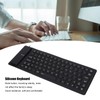 Silicone Keyboard Fully Sealed Design Lightweight Portable Silent Soft Comfortable