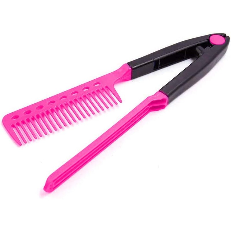 Peine de pelo anti-estática en forma de V peine del