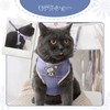 ABRRLO Dog Cat Harness Lead Set with Pouch, Small and