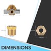 RVGUARD 1/2'' RV Water Heater Replacement Drain Valve with PTFE