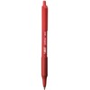 BIC Soft Feel Retractable Ballpoint Pen, Medium Point, Red, 12ct