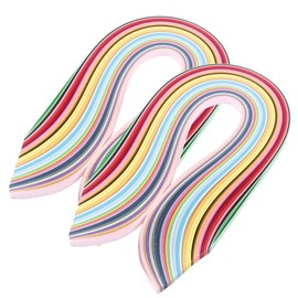 Tiras de Papel Quilling 36 Colores 720pcs 540mm de Longitud 5mm de Anchura Quilling Papel de Manualidad (5mm)