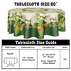 Granbey St. Patrick's Day Tablecloth Round - Spring Shamrock Table