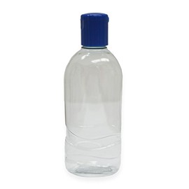 8 Ounce Clear Plastic Bottle with Flip Top