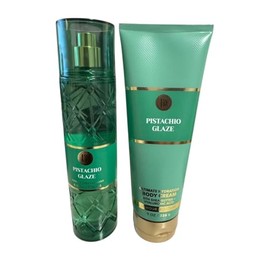Bath and Body Fine Fragrance Mist (Pistachio Glaze Mist and Cream Set)