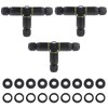 MELIFE 3PCS IP68 Waterproof Electrical Cable Connector, Outdoor 3 Pin