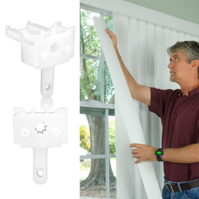 2pcs Vertical Blinds Replacement Parts, POM Material Vertical Blinds Control