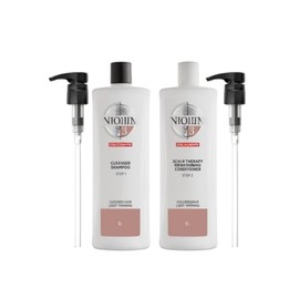 System 3 Cleanser Shampoo And Scalp Therapy Conditioner 33.8 Ounces (Pumps Included)