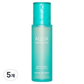 Nature Republic Super Aqua Max Moisture Toner, 150ml, 5 pcs / 네이처리퍼블릭 슈퍼 아쿠아 맥스 수분 토너, 150ml, 5개