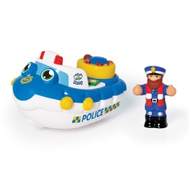 WOW Toys Police Boat Perry,Blue
