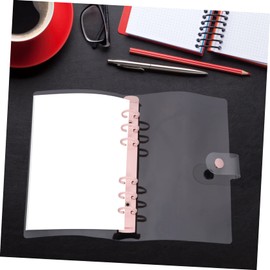 jojofuny Binder Cover Reusable Notebook Shell for Document Organization Portable Loose Leaf Folder for School Office and Travel with Snap Closure