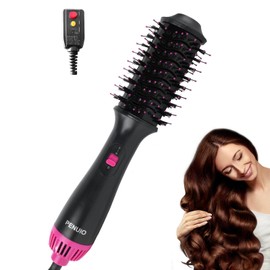 Hair Dryer Brush Blow Dryer in One, Upgraded 4 in 1 Hair Drying Hair Blowout Brush,One Step Hair Dryer and Styler Hot Air Negative Ion Anti-frizz Blowouts, Salon Volumizer & Straightener