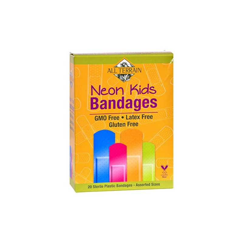 All Terrain Bandage Kids Neon 20 Ct