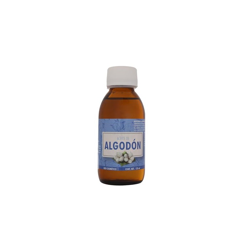 Aceite Cosmético Hidratante Vegetal Algodón 125ml