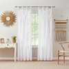 Indigo Ink - Window Curtain, Gauzy Knotted Tie Top Sheer