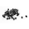sourcingmap® 50 Pcs DIP 2 Pin Momentary Push Button Tactile