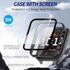 Kimiyaki 2 Pack for Garmin Venu X1 Screen Protector Case